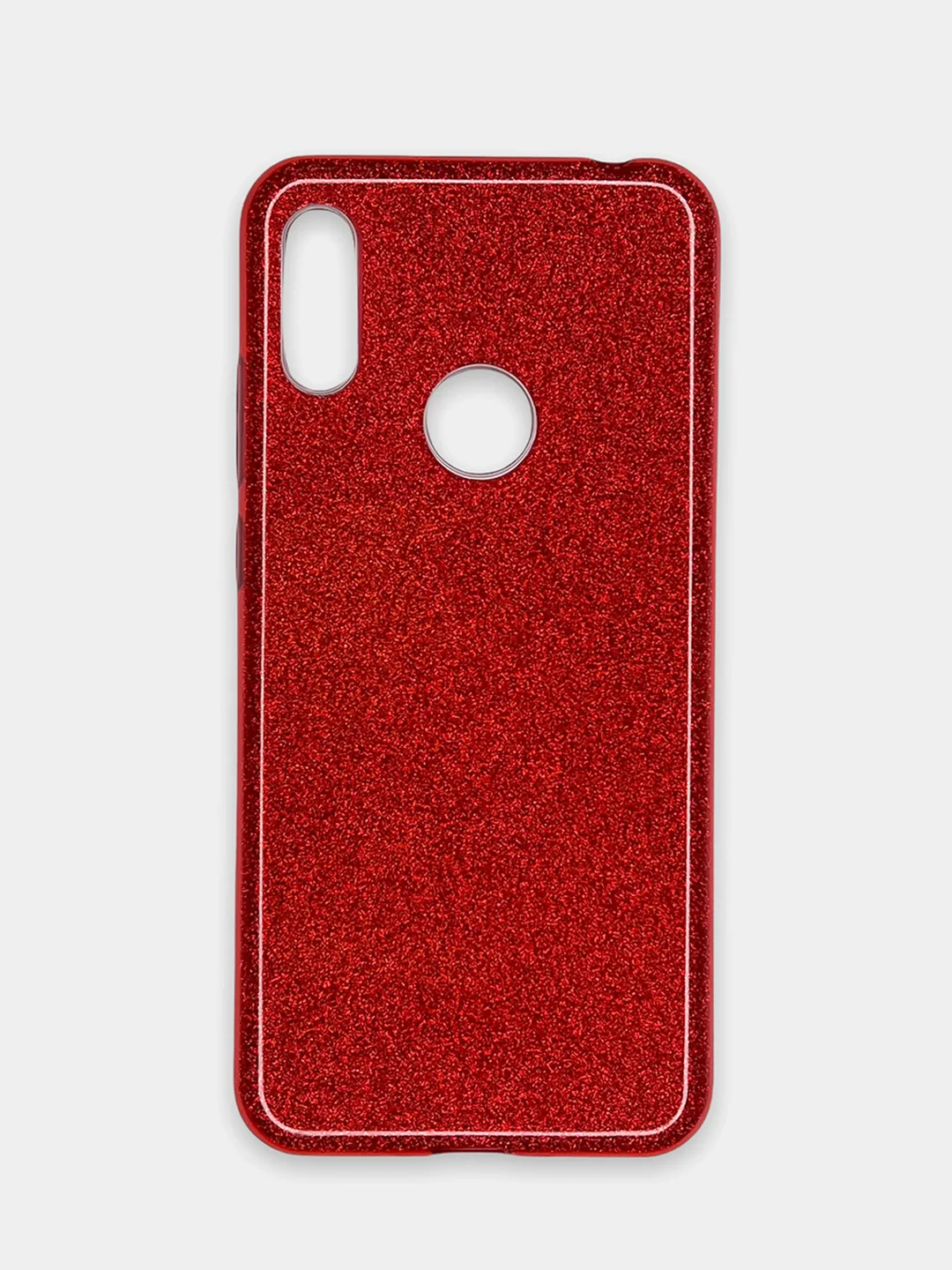 Красный чехол Honor 8A / 8A Prime / Huawei Y6 2019 / Y6 Prime 2019, Хонор 8А, блестящий сияющий