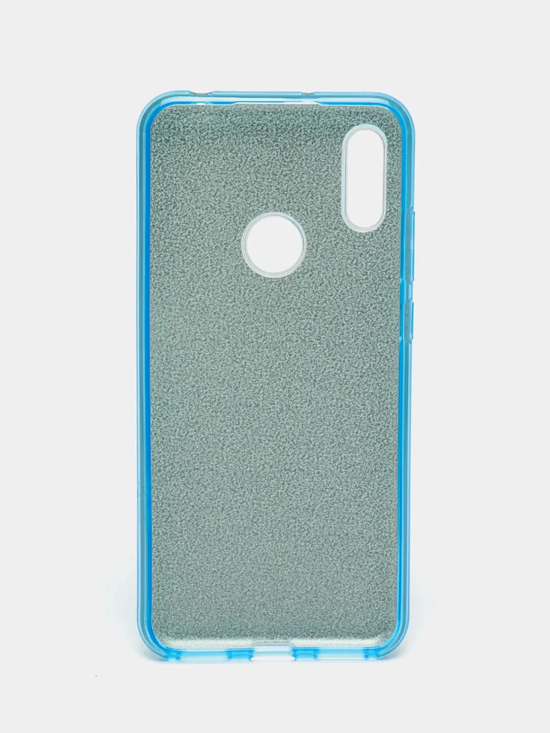 Голубой чехол Honor 8A / 8A Prime / Huawei Y6 2019 / Y6 Prime 2019, Хонор 8А, блестящий сияющий