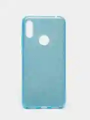 Голубой чехол Honor 8A / 8A Prime / Huawei Y6 2019 / Y6 Prime 2019, Хонор 8А, блестящий сияющий