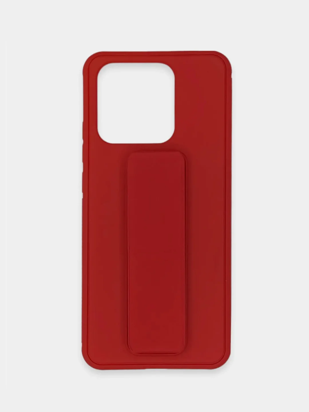 Красный чехол на Xiaomi Redmi 10C / Poco C40, Сяоми Редми 10С / Поко С40, с подставкой