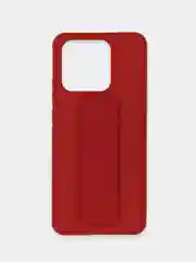 Красный чехол на Xiaomi Redmi 10C / Poco C40, Сяоми Редми 10С / Поко С40, с подставкой