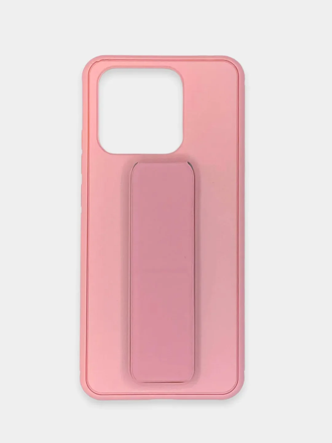Розовый чехол на Xiaomi Redmi 10C / Poco C40, Сяоми Редми 10С / Поко С40, с подставкой