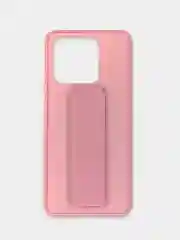 Розовый чехол на Xiaomi Redmi 10C / Poco C40, Сяоми Редми 10С / Поко С40, с подставкой