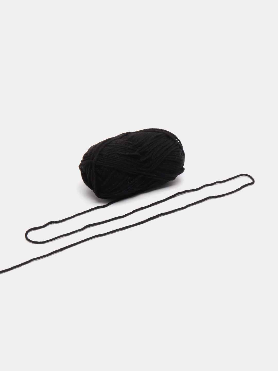 Черный пряжа детская хлопковая "Milk cotton", 25 г