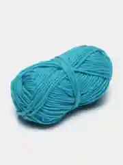 Небесно-голубой пряжа детская хлопковая "Milk cotton", 25 г