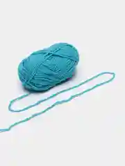 Небесно-голубой пряжа детская хлопковая "Milk cotton", 25 г