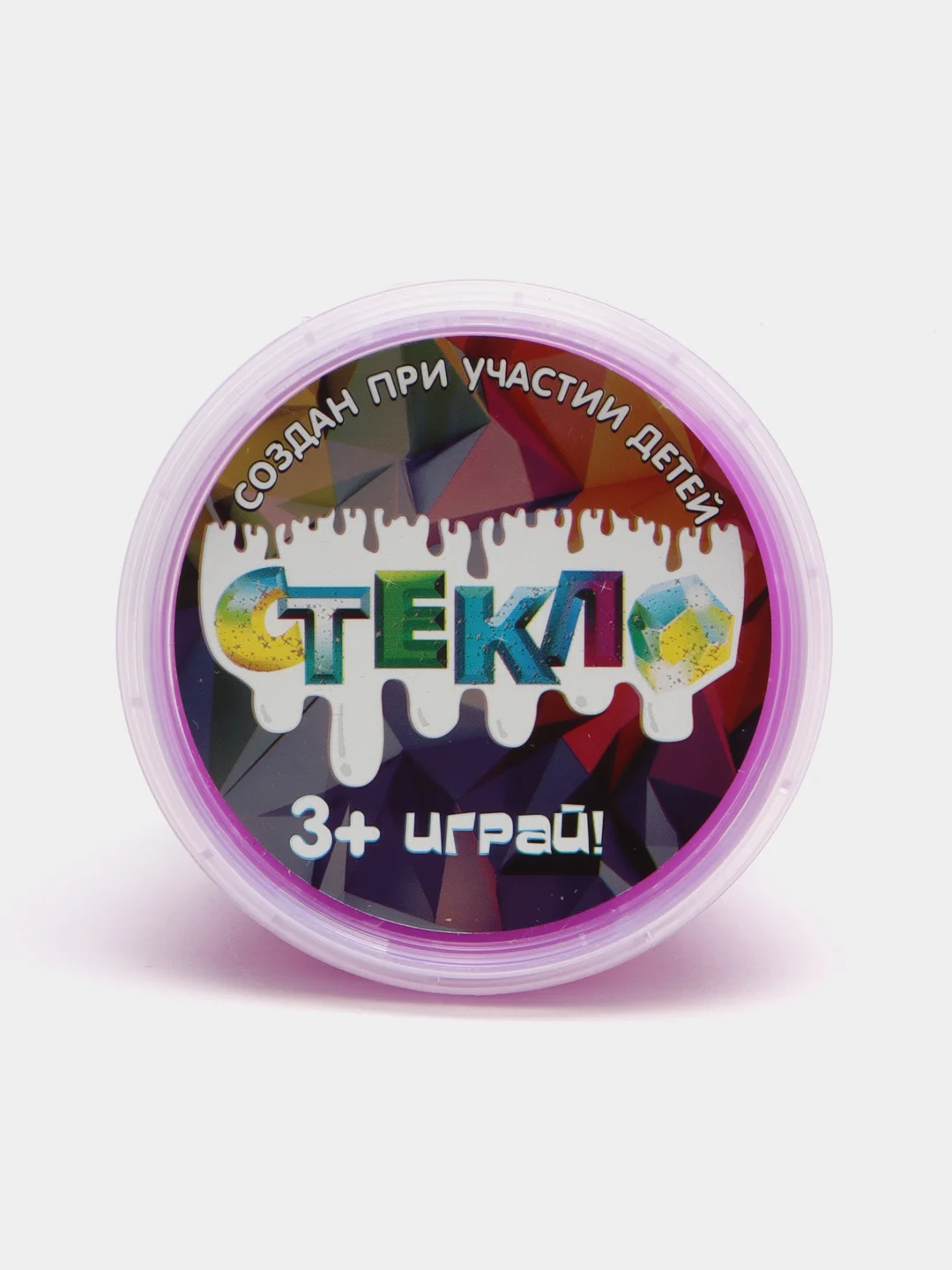 Фиолетовый слайм стекло, 100 гр