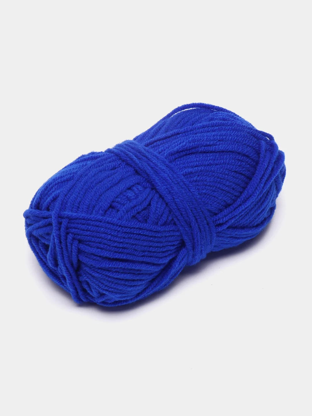 Синий пряжа детская хлопковая "Milk cotton", 25 г