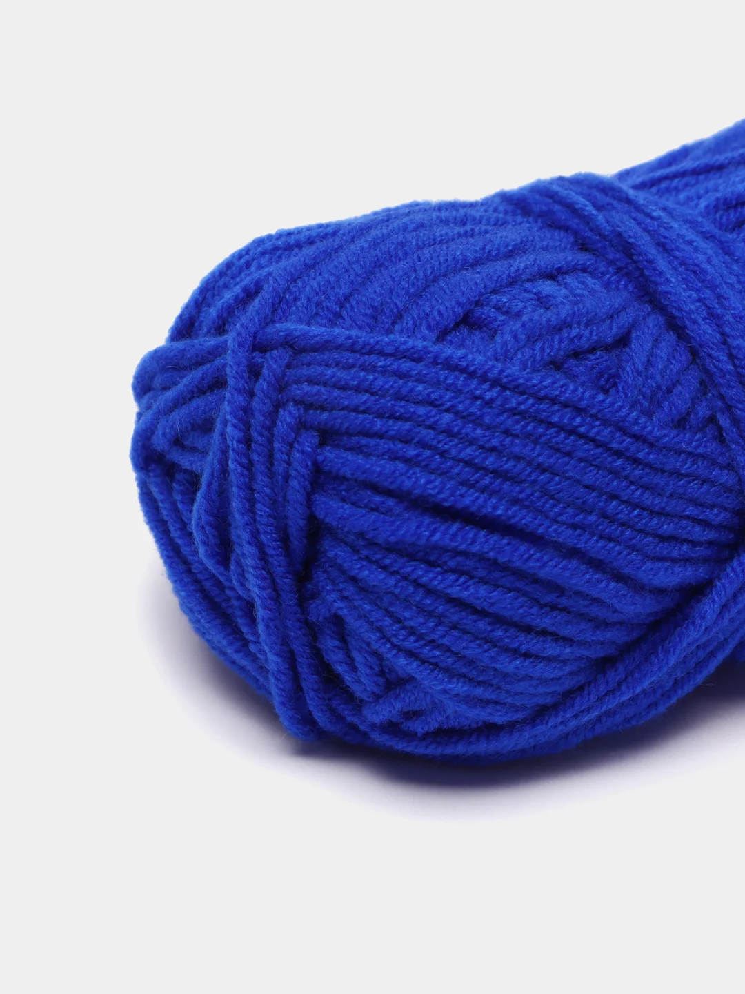Синий пряжа детская хлопковая "Milk cotton", 25 г