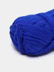 Синий пряжа детская хлопковая "Milk cotton", 25 г