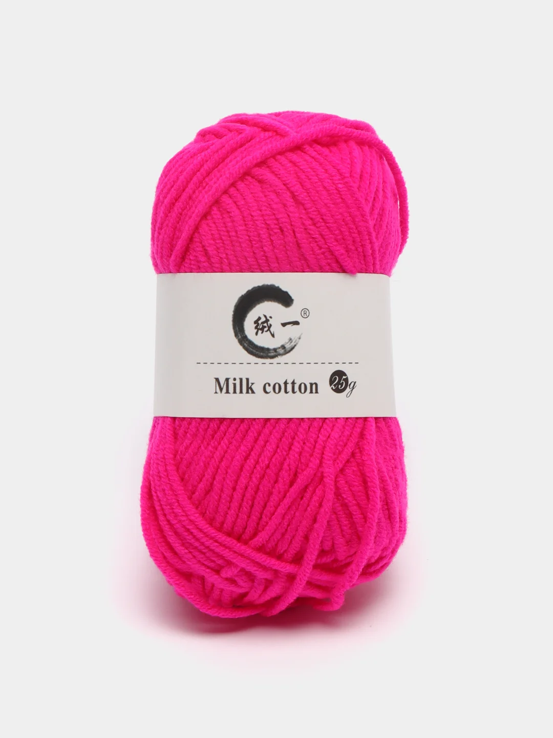 Фуксия пряжа детская хлопковая "Milk cotton", 25 г
