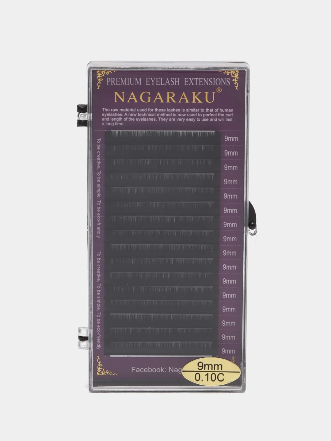 Ресницы для наращивания Nagaraku, изгиб С, D