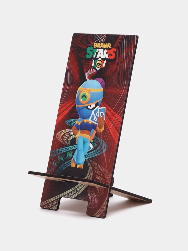Деревянная подставка под телефон Brawl Stars Тара