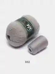 Серебряный пряжа, пух норки