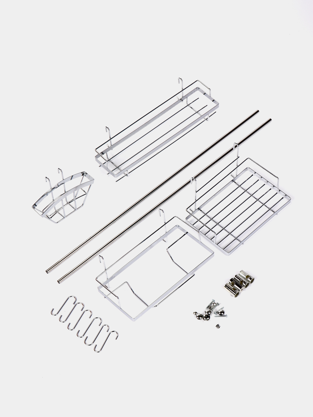 Рейлинговая система для кухни доляна базовый набор 16 предметов