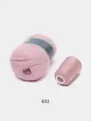 Конфетный пряжа, пух норки