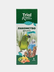 Лакомство для птиц Triol Standard, ассорти, 3 шт, 75 г
