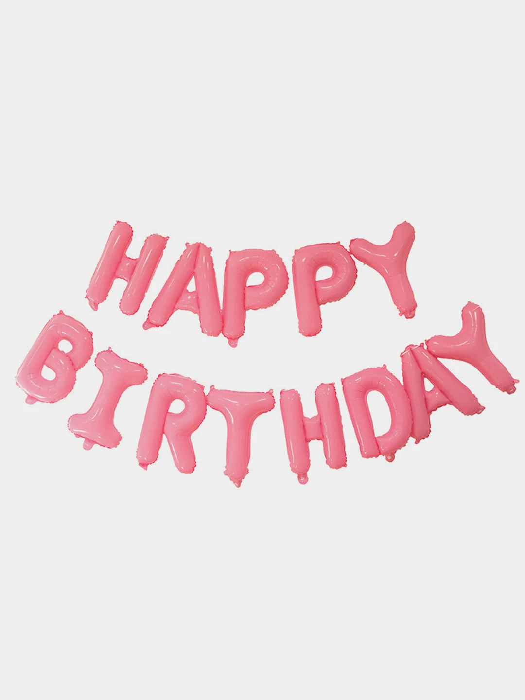 Коралловый гирлянда из воздушных шариков Happy Birthday
