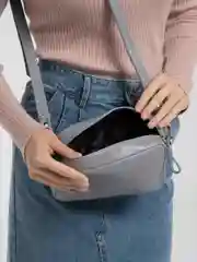 Серый сумка baro из натуральной кожи женская