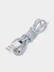 Серый магнитный USB-кабель 3 в 1 с 3-мя разъемами microusb, type C, Lightning, 3 цвета