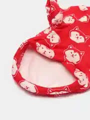 Алый одежда для собак мелких пород, кошек, флис