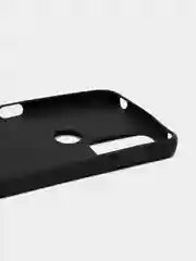 Черный силиконовый чехол для TCL 20B с матовым покрытием и защитой вокруг модуля камер