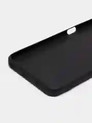 Черный силиконовый чехол для TCL 20B с матовым покрытием и защитой вокруг модуля камер