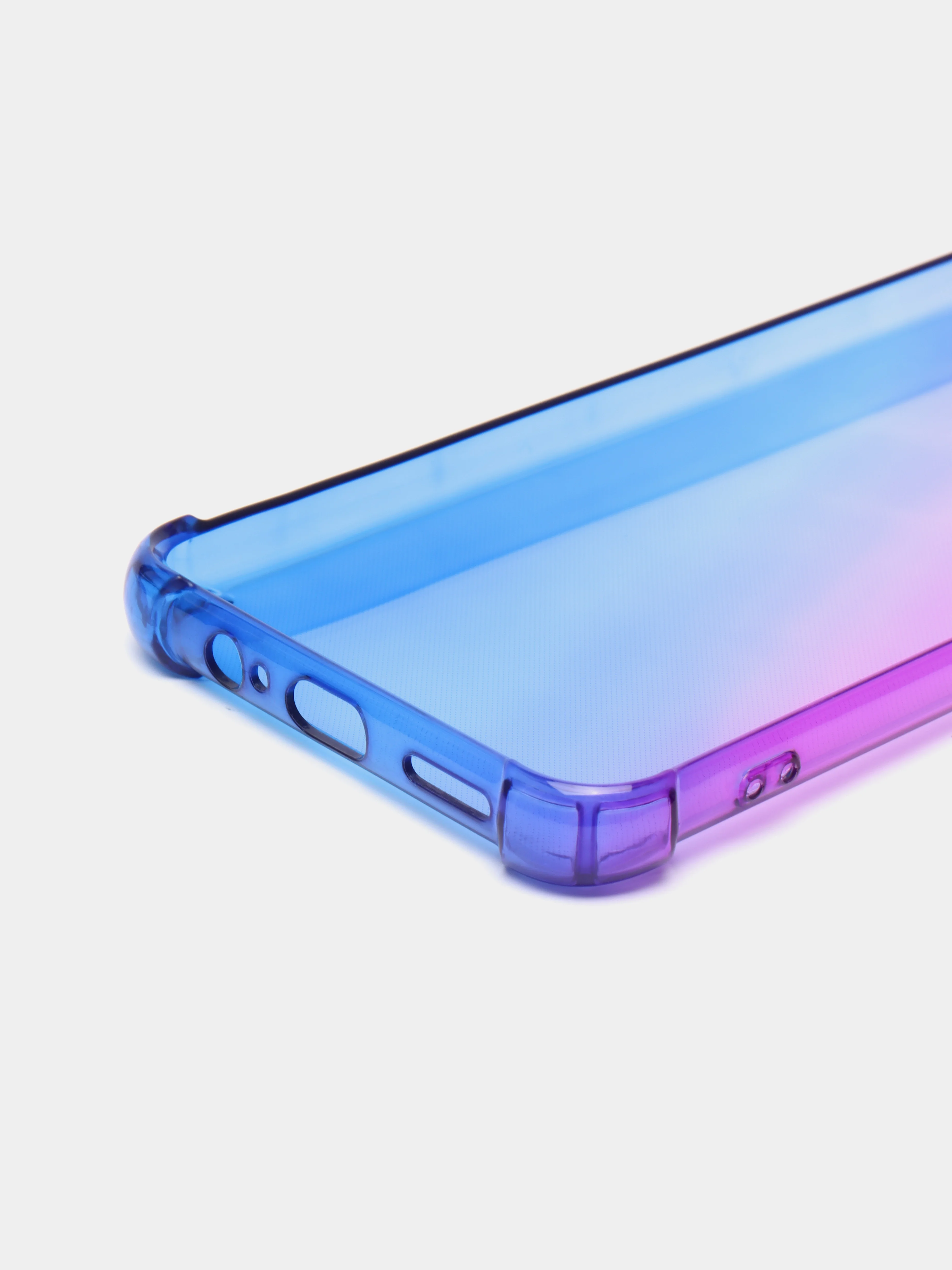 Сиреневый чехол для Xiaomi Poco M4 Pro 5G с усиленными углами и защитой вокруг модуля камер