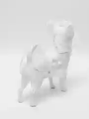 Белый дождевик с капюшоном для собак и кошек