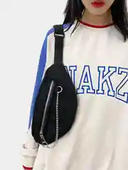 Желтый сумка поясная бананка