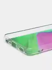 Пурпурный чехол прозрачный с рисунком Samsung Galaxy A22 4G, M22, M32, Самсунг Галакси А22, М22, М32