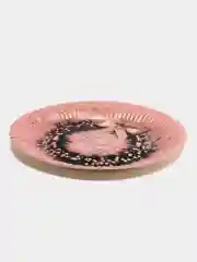 Тёмно-розовый тарелки бумажные одноразовые10 шт новогодние/ день рождения/сервировка стола/посуда