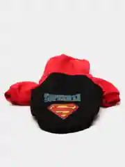 Черный толстовка для собак и кошек Superman, с капюшоном