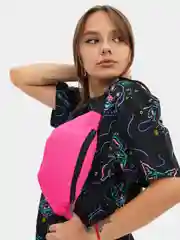 Фуксия поясная сумка, с регулируемым ремнем