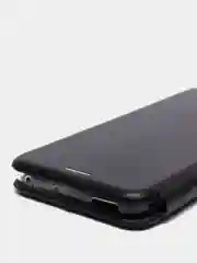 Черный чехол-книжка Xiaomi 12, 12X (Сяоми 12, 12Х)