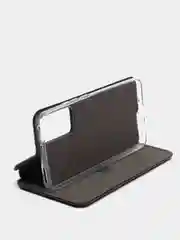 Черный чехол-книжка Xiaomi 12, 12X (Сяоми 12, 12Х)