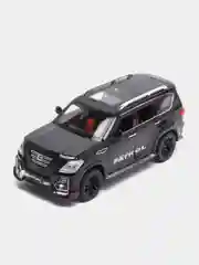 Черный металлическая машинка Che Zhi 1:24 Nissan Patrol 21 , инерционная