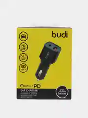 Адаптер Автомобильный budi 065T 1USB/5V/3A PD +QC3.0