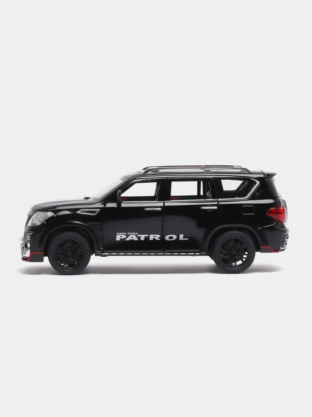 Черный металлическая машинка Che Zhi 1:24 Nissan Patrol 21 , инерционная