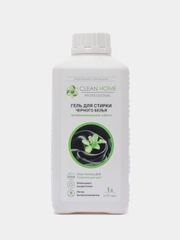 Жидкое средство для стирки Clean home, гель, для чёрных тканей, 1 л