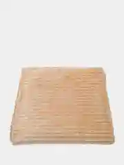 Бежевый плед "Кубик", евро, 200*220 см