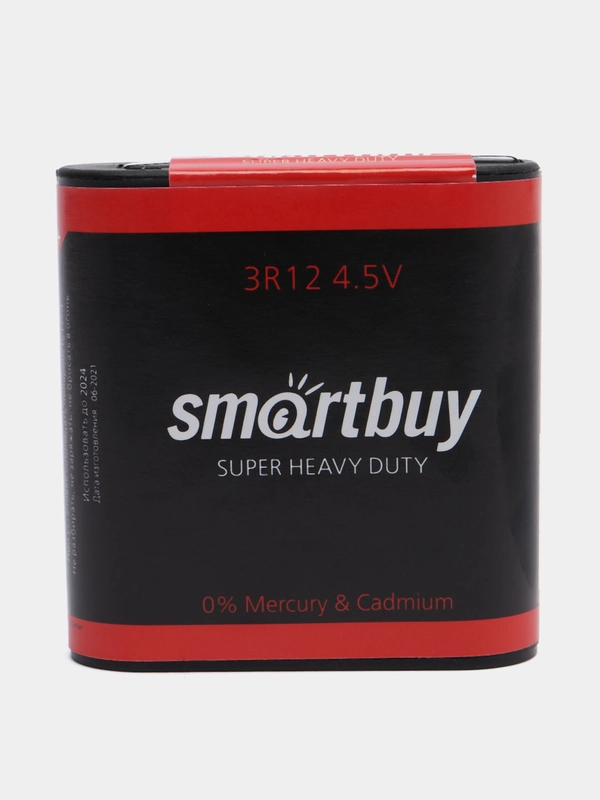 Батарейка 3R12 квадратная 4,5V MN1203 Smartbuy солевая