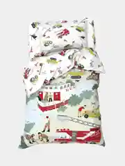 Багровый комплект постельного белья, подростковое, 1.5-спальный, хлопок, бязь/поплин