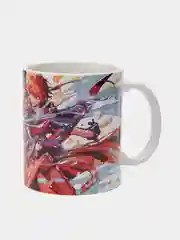 Коралловый меланж кружки по аниме игре  "Genshin Impact","Гравити фолз", "Рик и Морти","Салли фейс" , 330 мл