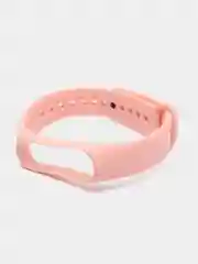 Розовый ремешок для Xiaomi Mi Band 3 / Mi Band 4 силиконовый, 20 цветов