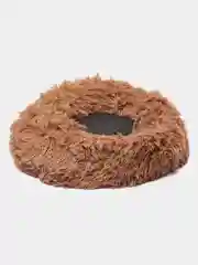 Угольный лежанка для домашних животных, с бортом, круглая