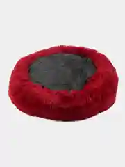 Багровый лежанка для домашних животных, с бортом, круглая