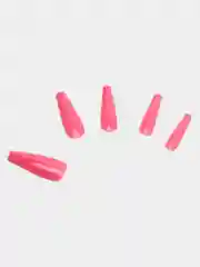 Тёмно-розовый типсы цветные, в боксе, 100 штук