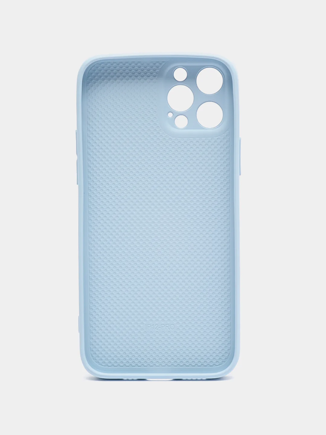 Голубой кожаный чехол на айфон iPhone 11 Pro Max, 12 Pro, 12 Pro Max