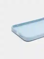 Голубой кожаный чехол на айфон iPhone 11 Pro Max, 12 Pro, 12 Pro Max